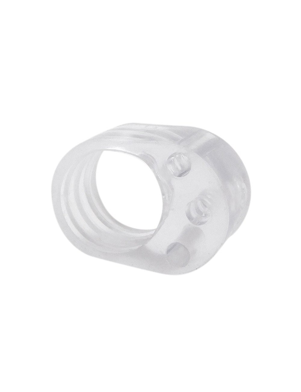 Tope puerta manilla amortiguador tp16, transparente, 30 x 22 x 13 mm