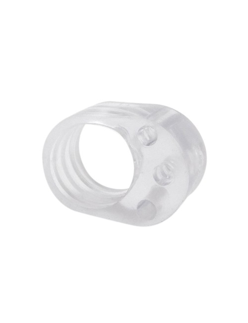 Tope puerta manilla amortiguador tp16, transparente, 30 x 22 x 13 mm