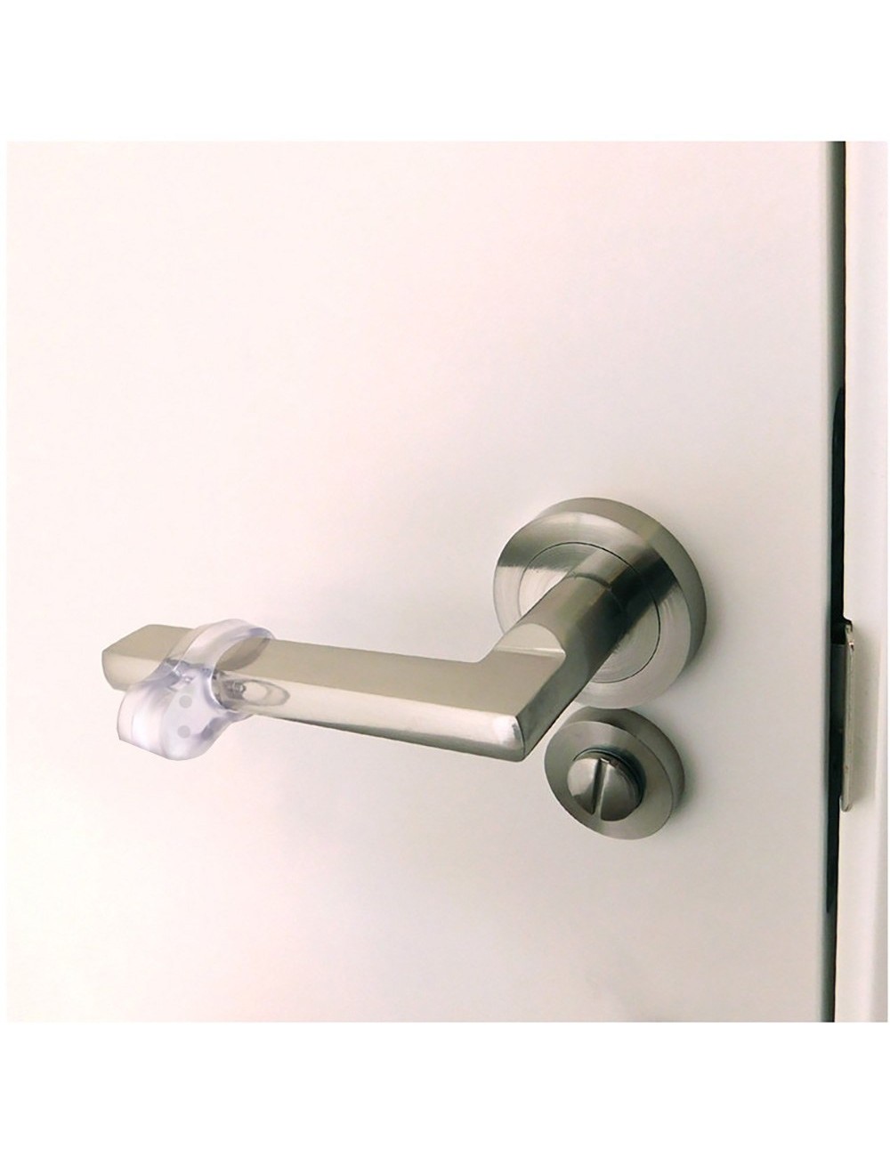 Tope puerta manilla amortiguador tp16, transparente, 30 x 22 x 13 mm