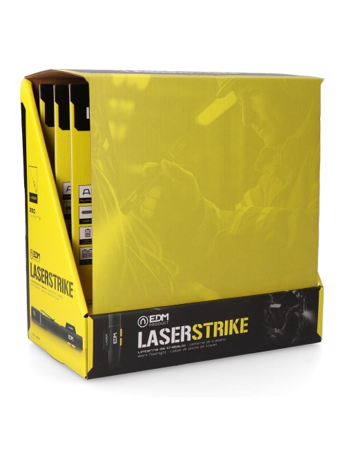 Linterna led/puntero laserstrike, tipo pluma, recargable, 250 lm