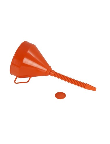 Embudo de plástico con pico flexible para trasvase de líquidos, ø240 mm