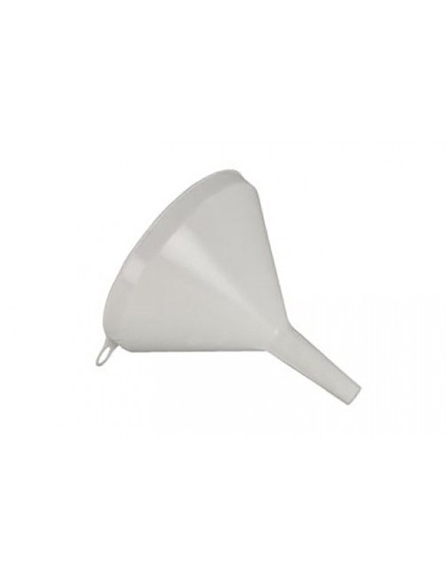 Embudo de plástico con pico rígido para trasvase de líquidos, ø160 mm