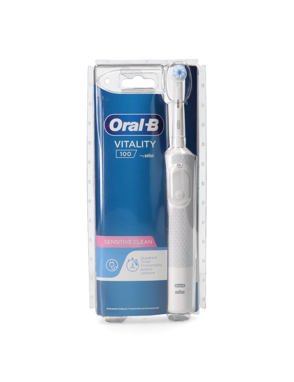 Cepillo de dientes eléctrico vitality 100 sensitive clean