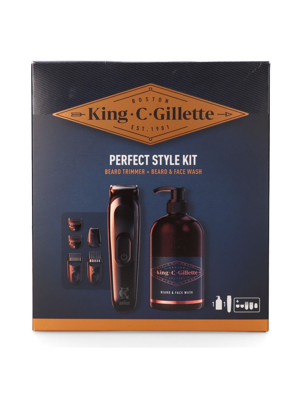 Recortador de barba style master con accesorios