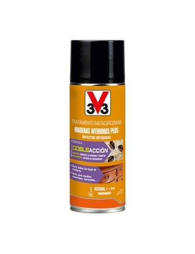 Tratamiento matacarcomas maderas interiores plus, 400 ml