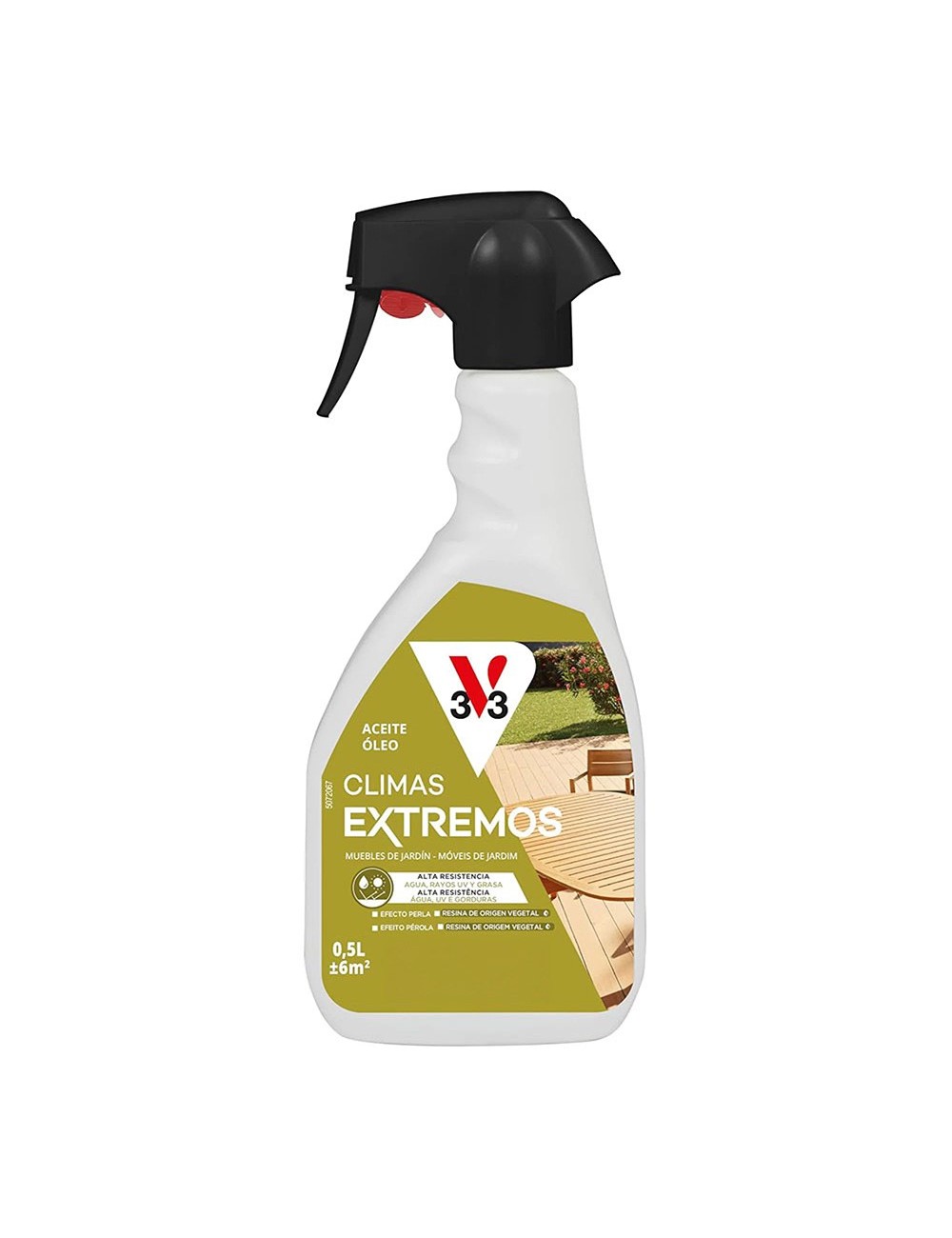 Aceite pulverizador climas extremos, incoloro, 500 ml