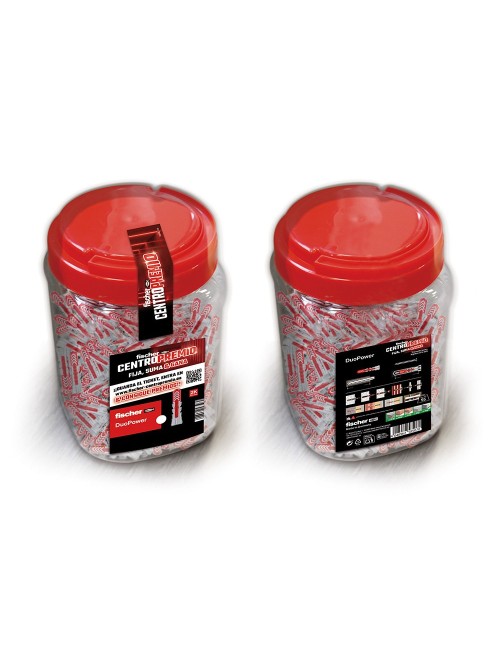 Taco duopower ø8 x 40 mm, bote 400 uds ***campaña centro premio para cliente final***