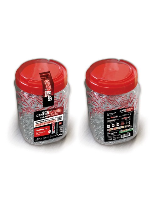 Taco duopower s ø8 x 40 mm, bote 200 uds ***campaña centro premio para cliente final***