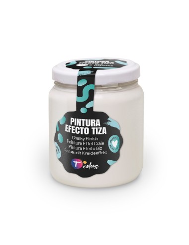 Pintura efecto tiza blanco nórdico, 175 ml