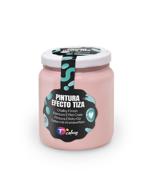 Pintura efecto tiza rosa vintage, 175 ml
