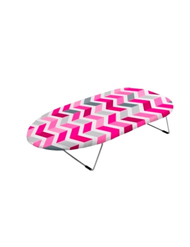Tabla de planchar de sobremesa, alcor, modelo zig-zag, 34 x 75 cm
