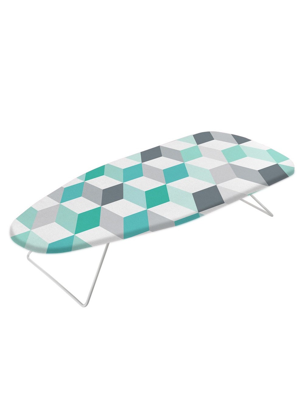 Tabla de planchar de sobremesa, alcor, modelo cubos, 34 x 75 cm