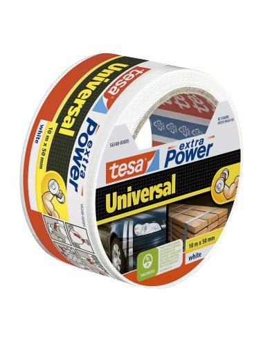 Cinta americana extra power universal blanca 50 mm x 10 m