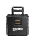 Caja de herramientas con ruedas de 2 cajones con cierre, stacktech, 53 x 40,5 x 47,7 cm