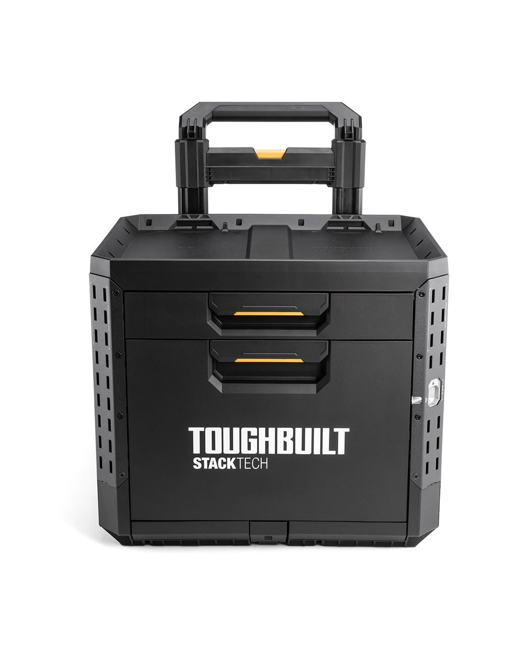 Caja de herramientas con ruedas de 2 cajones con cierre, stacktech, 53 x 40,5 x 47,7 cm