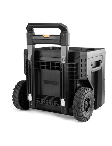 Caja de herramientas con ruedas de 2 cajones con cierre, stacktech, 53 x 40,5 x 47,7 cm