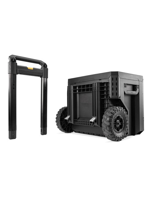 Caja de herramientas con ruedas de 2 cajones con cierre, stacktech, 53 x 40,5 x 47,7 cm