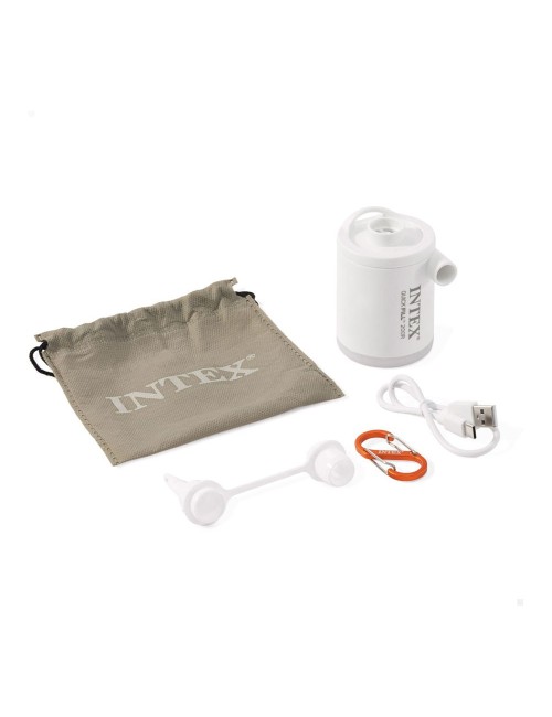 Mini bomba eléctrica de aire con luz led, quick fill