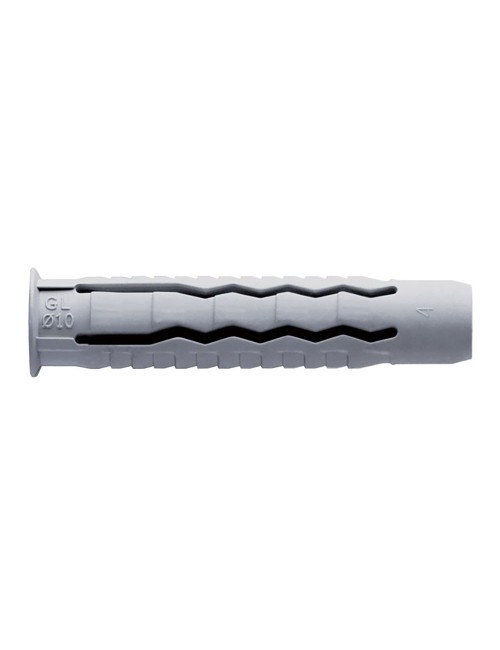 Taco nylon 4 expansiones, gl, ø10 x 50 mm, caja 75 uds