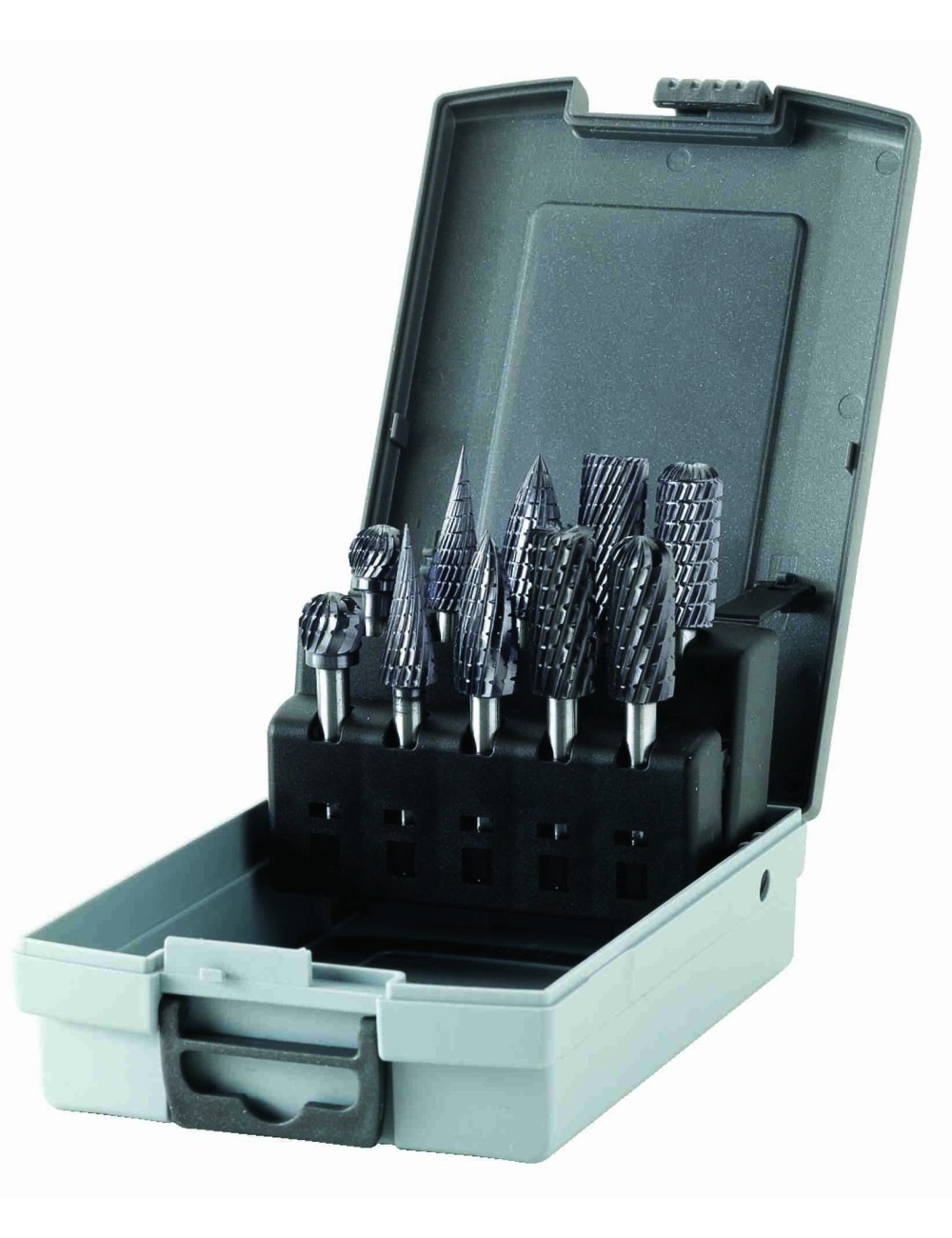 JUEGO DE FRESAS ROTATIVAS MWJFR10 - 10PIEZAS JUEGO DE FRESAS ROTATIVAS HM4 8-12MM,  10 PIEZAS