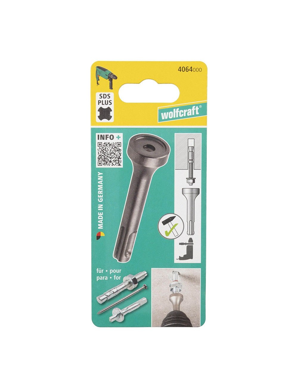 Herramienta percutora sds-plus