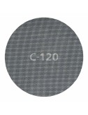 Discos de lijar autoadherentes de rejilla de carburo ø225 mm, grano 120, 5 uds