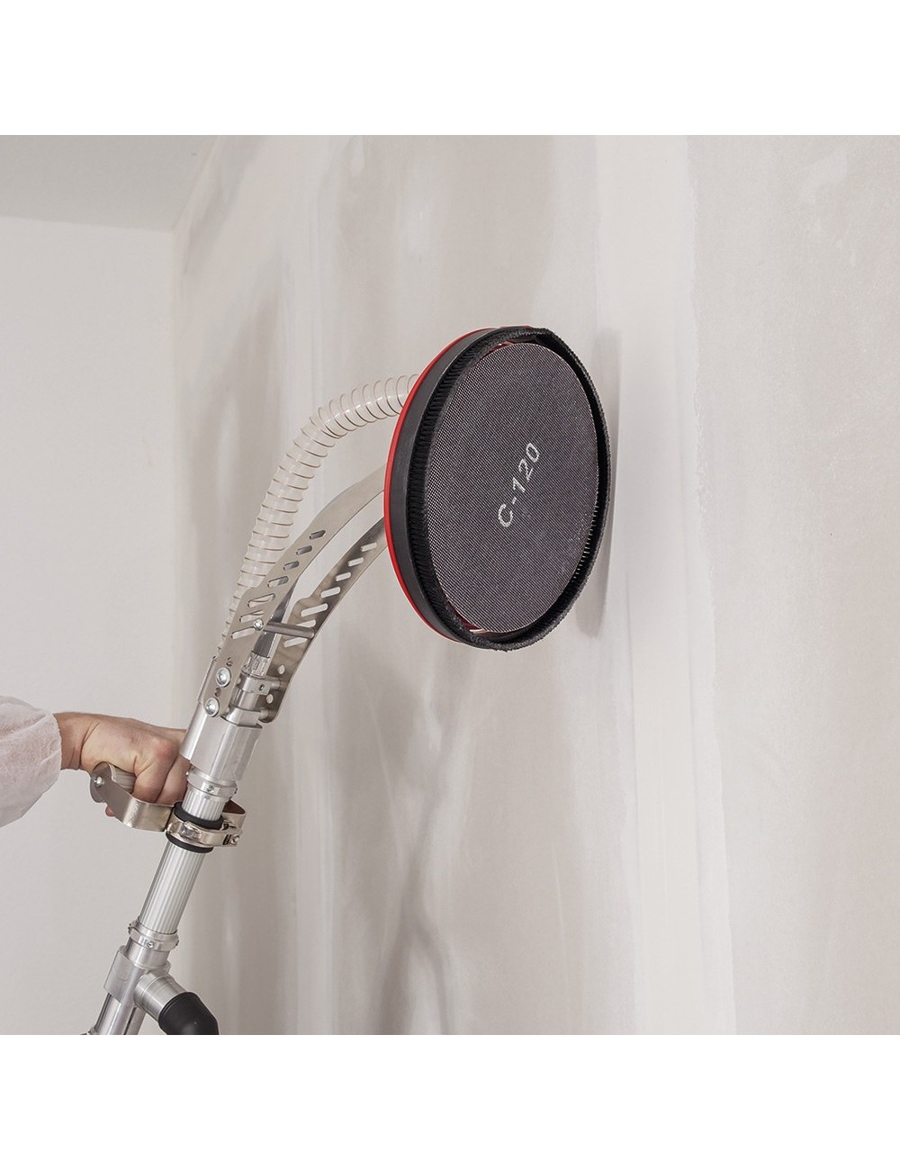 Discos de lijar autoadherentes de rejilla de carburo ø225 mm, grano 120, 5 uds