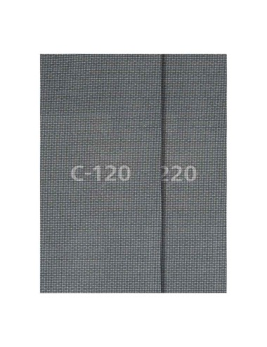 Hojas de lija 115 x 280 mm, 2 x grano 120 + 2 x grano 220