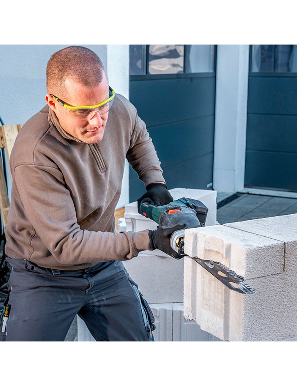 Hoja de sierra de sable con filo de carburo de tungsteno, 365 mm