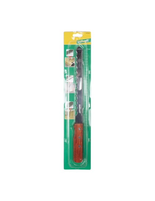 Cuchillo con mango de madera para materiales aislantes profesional, 275 mm