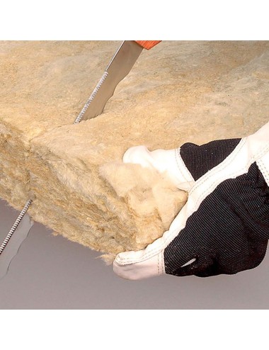 Cuchillo con mango de madera para materiales aislantes profesional, 275 mm