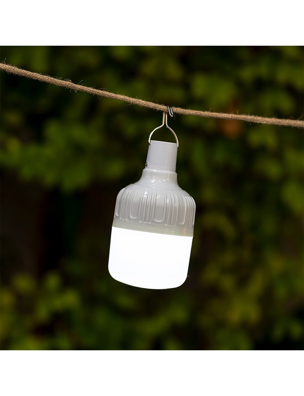 Bombilla led portátil recargable, blanca, 500 im, lp44, 2 uds