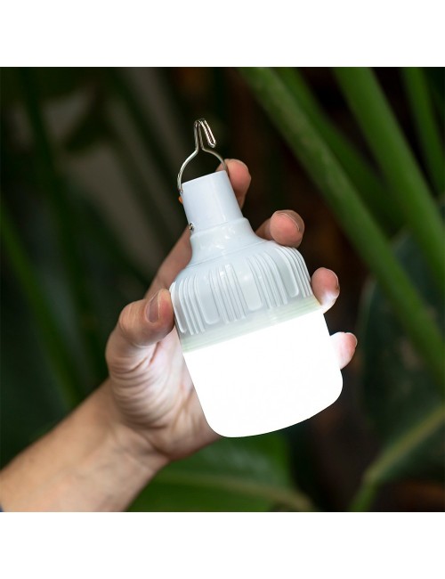 Bombilla led portátil recargable, blanca, 500 im, lp44, 2 uds