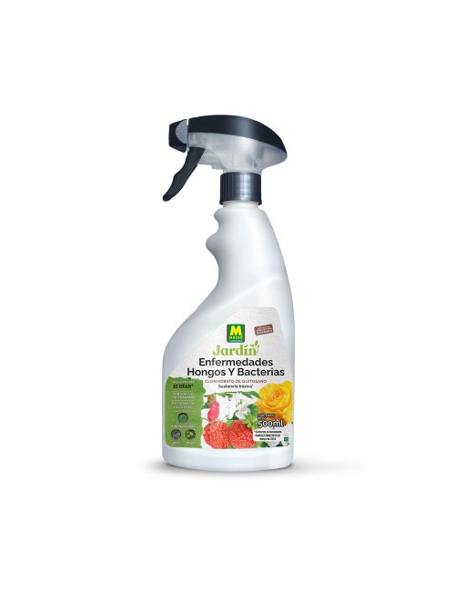 Fungicida y bactericida, enfermedades, hongos y bacterias, pistola pulverizadora, 500 ml