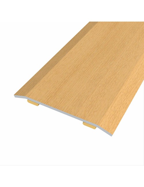 Junta de acero para mismo nivel, 40 x 3,5 mm, adhesiva, flooring, roble rústico, 83 cm