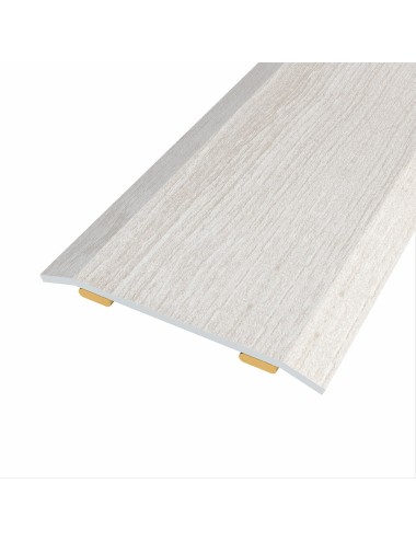 Junta de acero para mismo nivel, 40 x 3,5 mm, adhesiva, flooring, roble gris, 83 cm