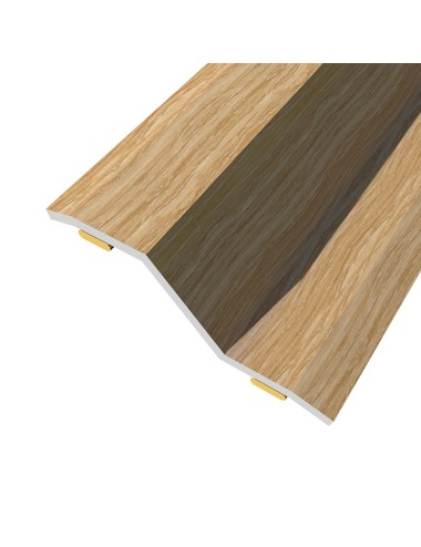 Junta de acero para desnivel 8-14 mm, adhesiva, flooring, lillooet, 83 x 3,6 cm