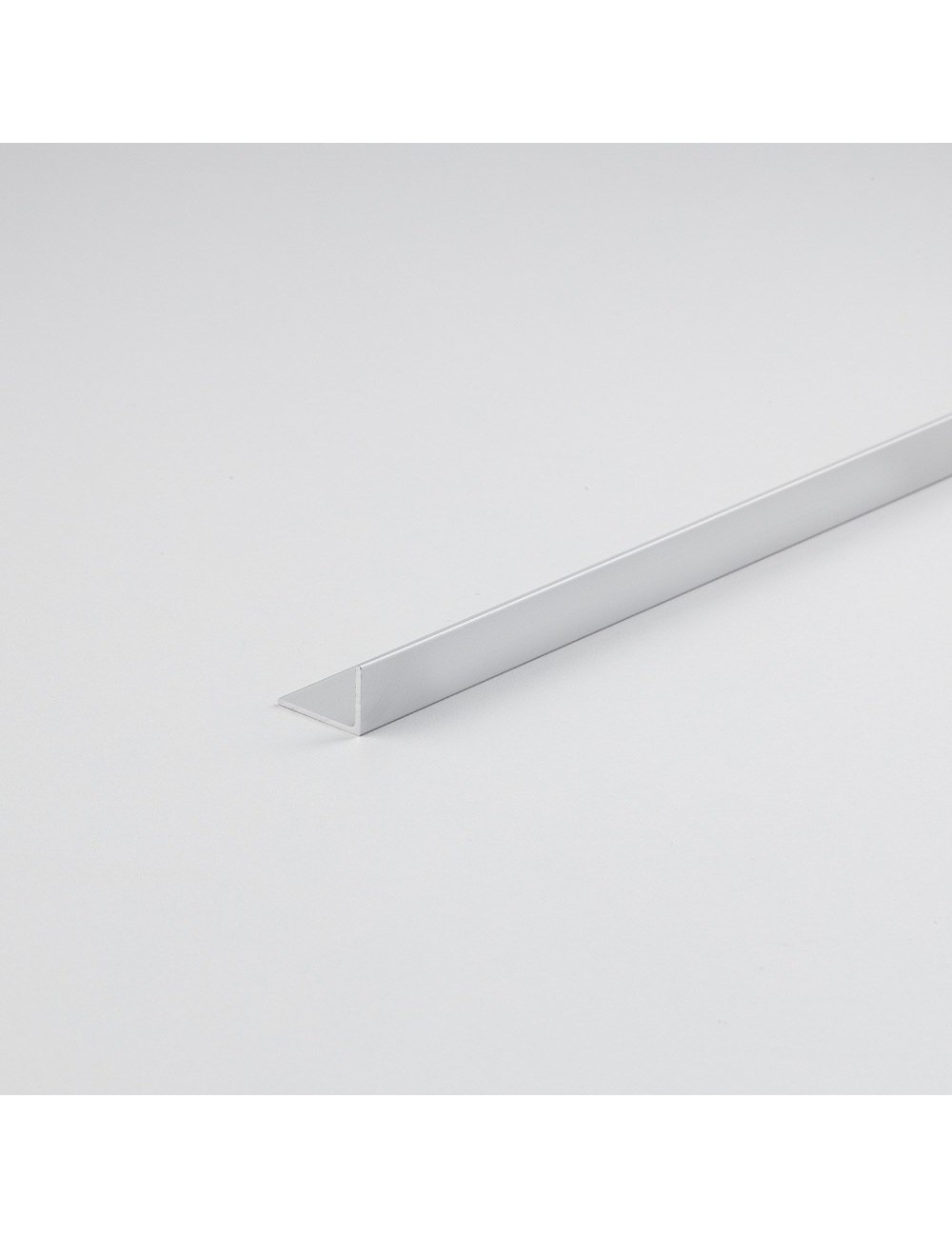 Perfil bricolaje ángulo l aluminio plata 2000 x 40 x 15 mm
