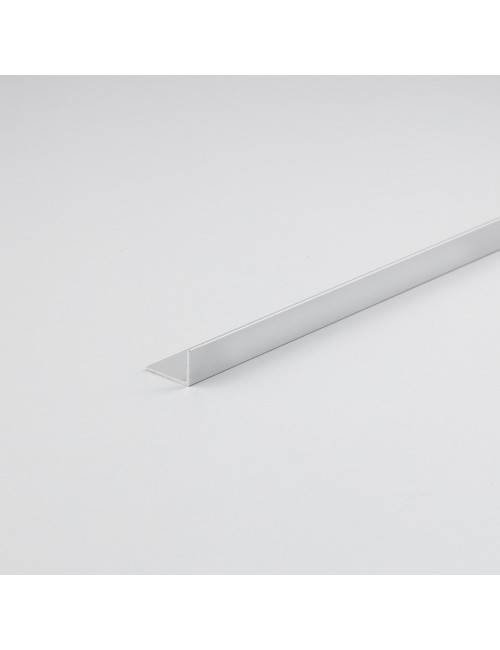 Perfil bricolaje ángulo l aluminio plata 1000 x 20 x 10 mm