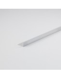 Perfil bricolaje ángulo l aluminio plata, 1000 x 30 x 20 mm