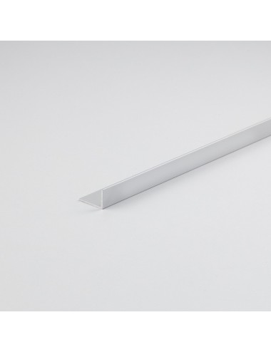 Perfil bricolaje ángulo l aluminio plata, 1000 x 30 x 20 mm