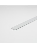 Perfil bricolaje pletina aluminio plata 1000 x 20 x 2 mm
