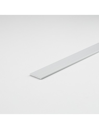 Perfil bricolaje pletina aluminio plata 1000 x 25 x 2 mm