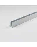 Perfil bricolaje u aluminio anodizado 1000 x 10 x 15 mm