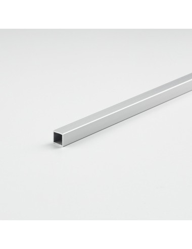 Tubo cuadrado aluminio anodizado 1000 x 20 x 20 mm