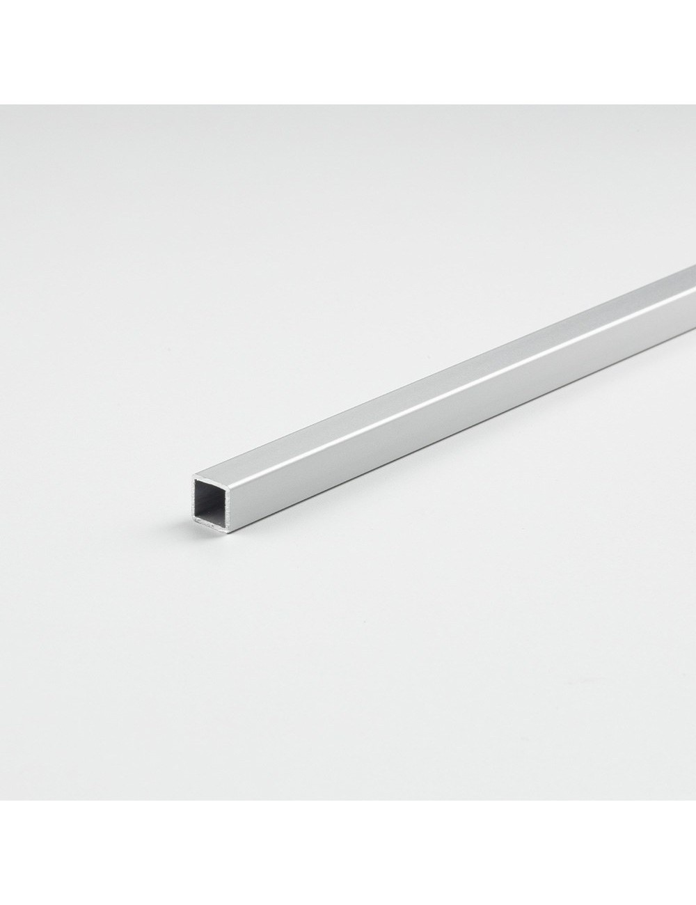 Tubo cuadrado aluminio anodizado 1000 x 20 x 20 mm