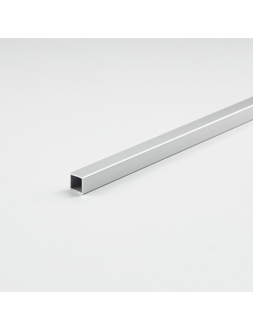 Tubo cuadrado aluminio anodizado 1000 x 20 x 20 mm