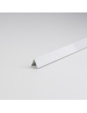 Perfil junquillo triangular pvc blanco 1000 x ø12 mm