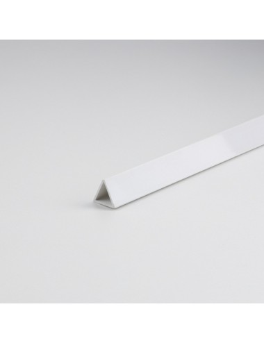Perfil junquillo triangular pvc blanco 1000 x ø12 mm