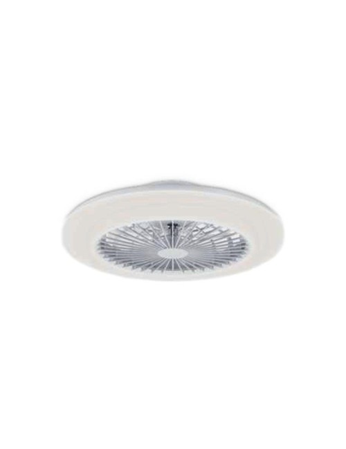 Ventilador de techo, led rgb, dc 20 w + 40 w, modelo amigo, blanco, ø48 cm
